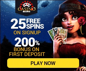 casinomoons 25 free spins