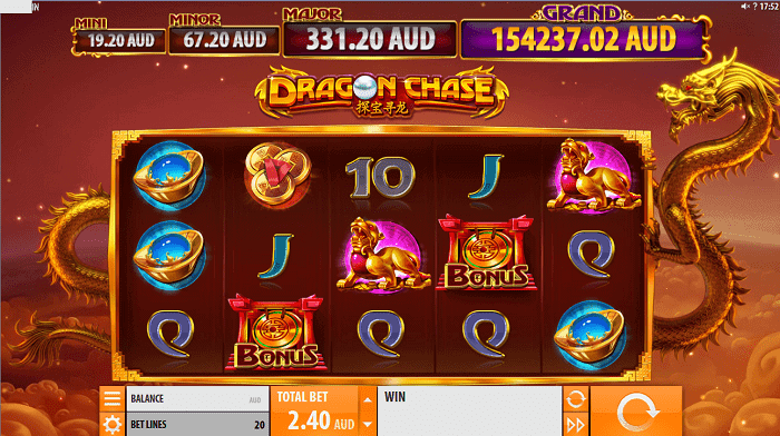 dragon chase slots game