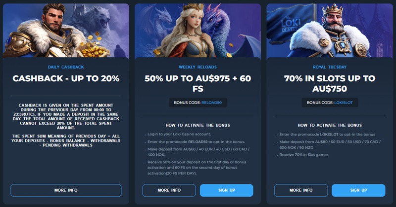 loki casino bonus codes